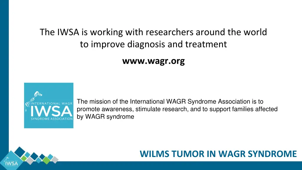 the iwsa is working with researchers around