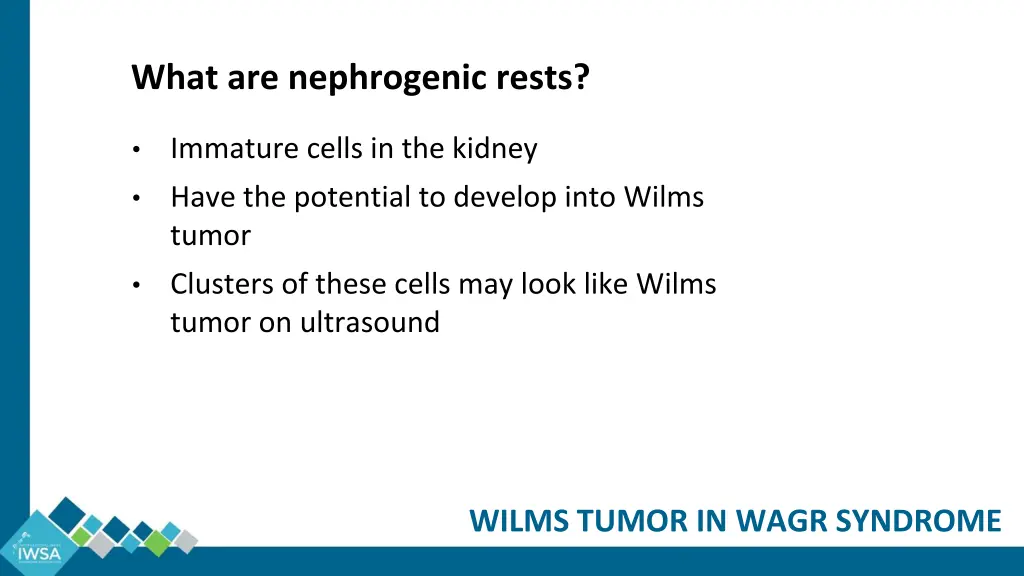 what are nephrogenic rests