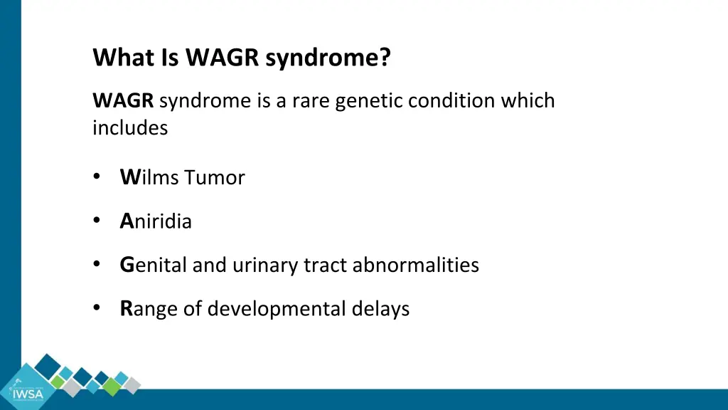 what is wagr syndrome