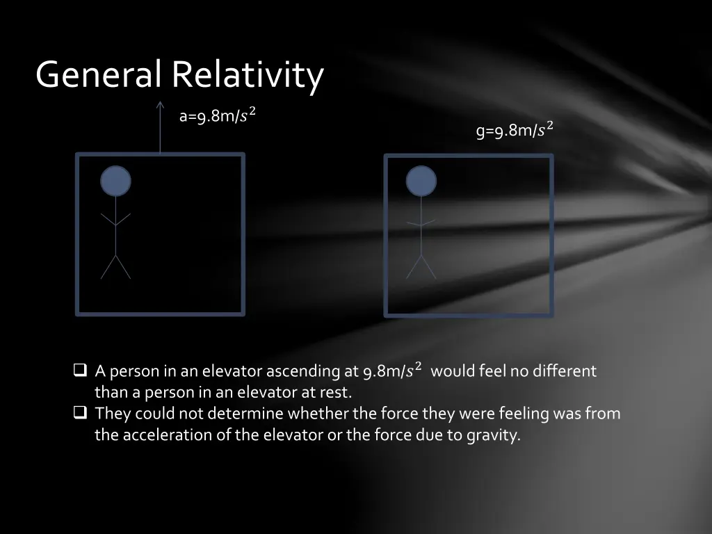 general relativity a 9 8m 2