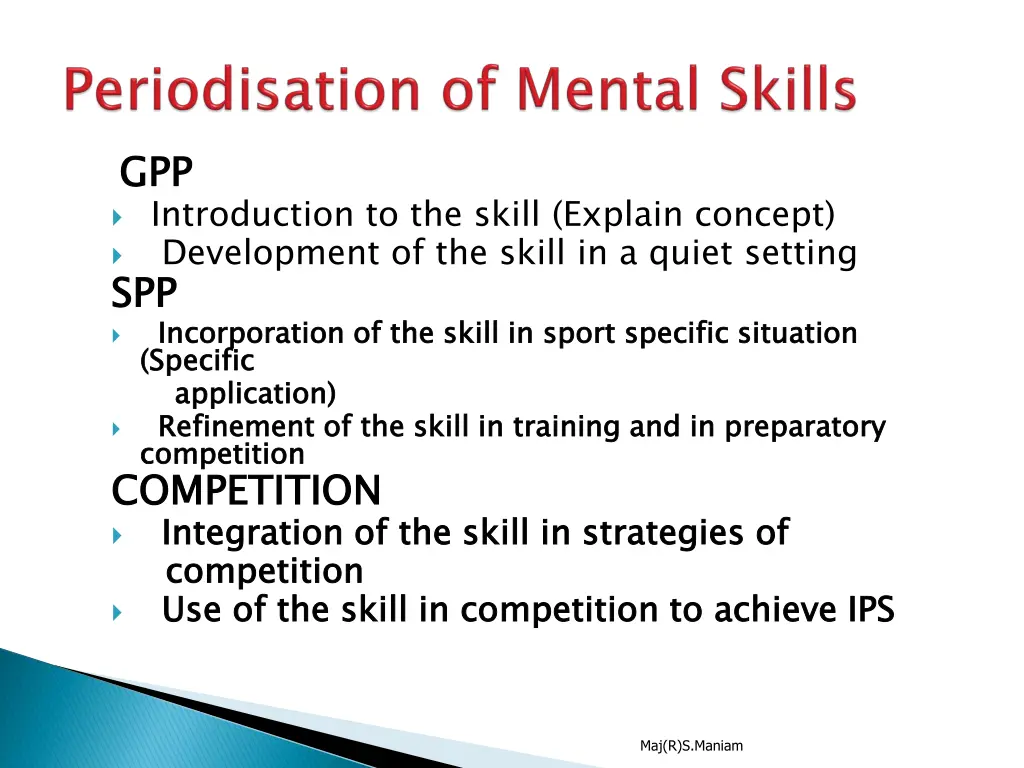 gpp introduction to the skill explain concept