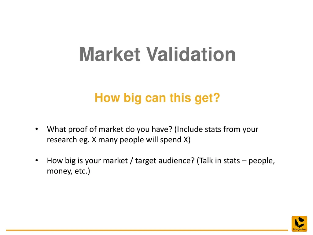 market validation