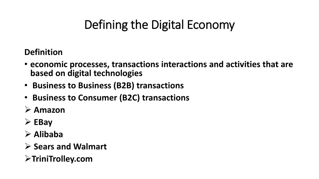 defining the digital economy defining the digital