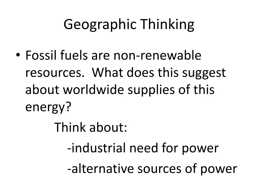 geographic thinking 3