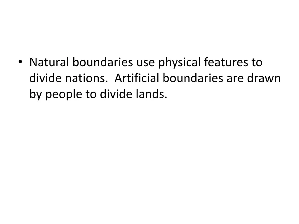 natural boundaries use physical features