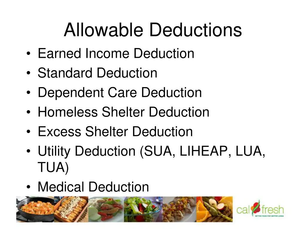 allowable deductions earned income deduction