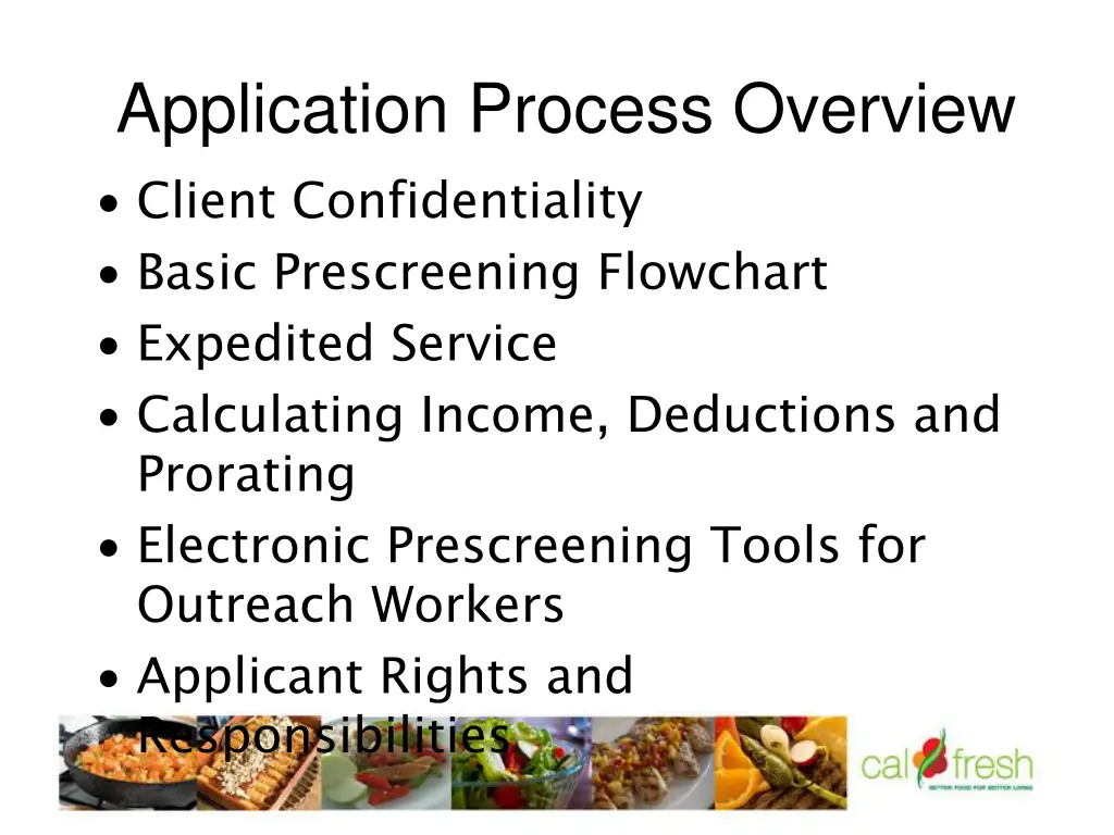 application process overview