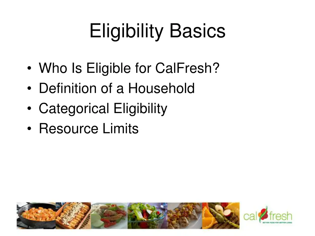 eligibility basics