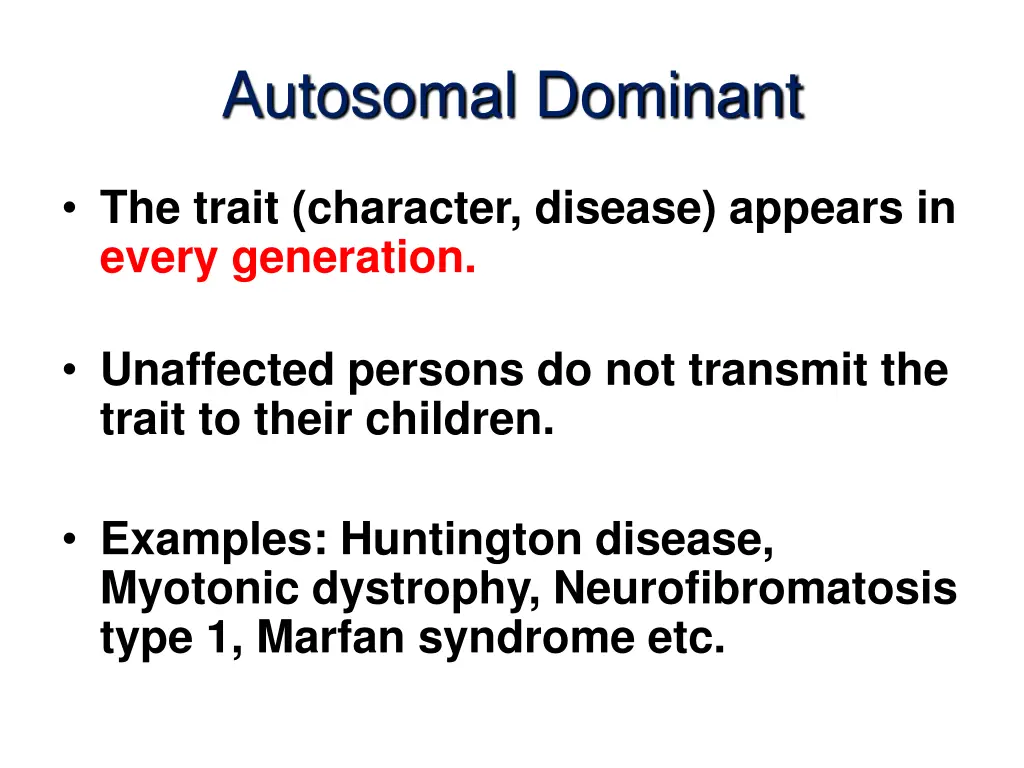 autosomal dominant