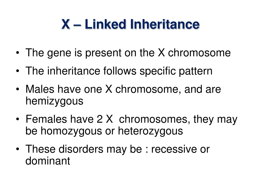 x linked inheritance