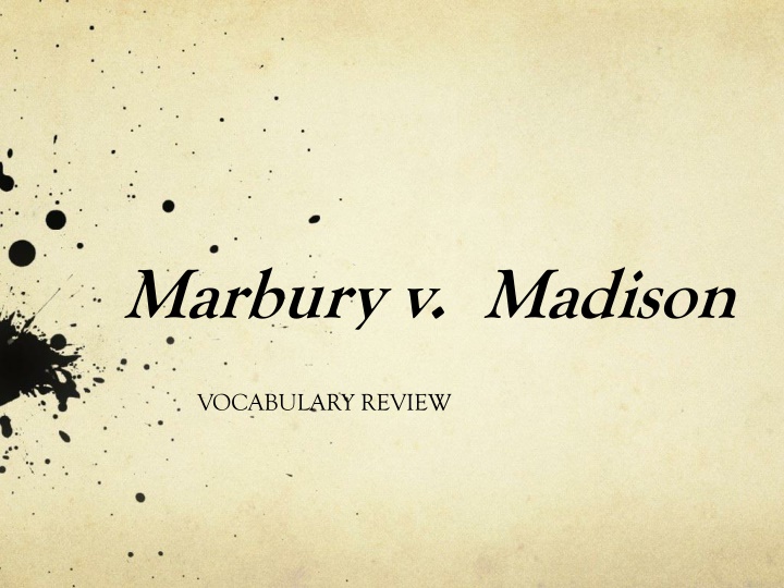 marbury v madison