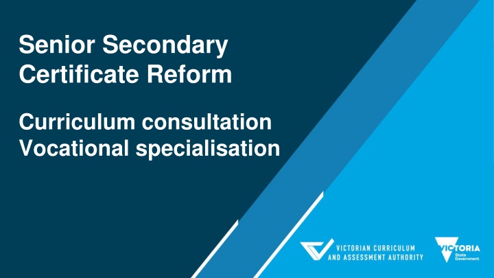 senior secondary certificate reform