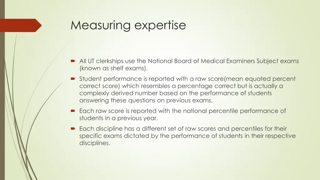 measuring expertise