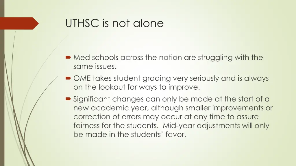 uthsc is not alone