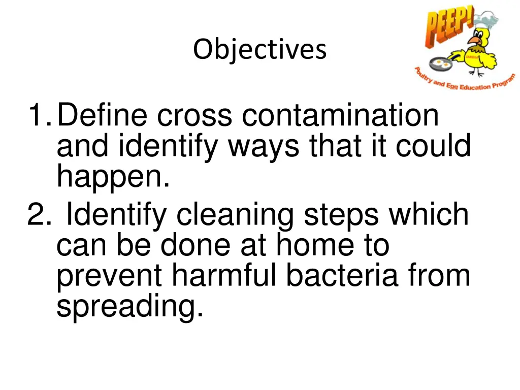 objectives