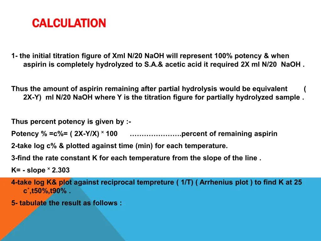 calculation calculation