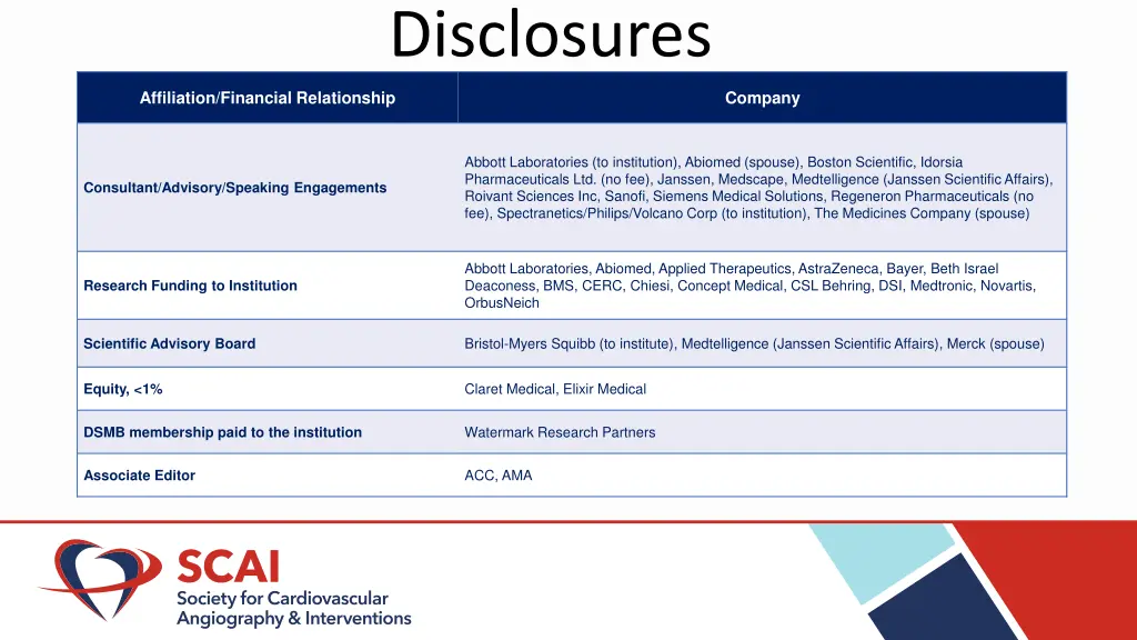 disclosures