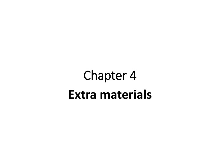 chapter 4 chapter 4 extra materials