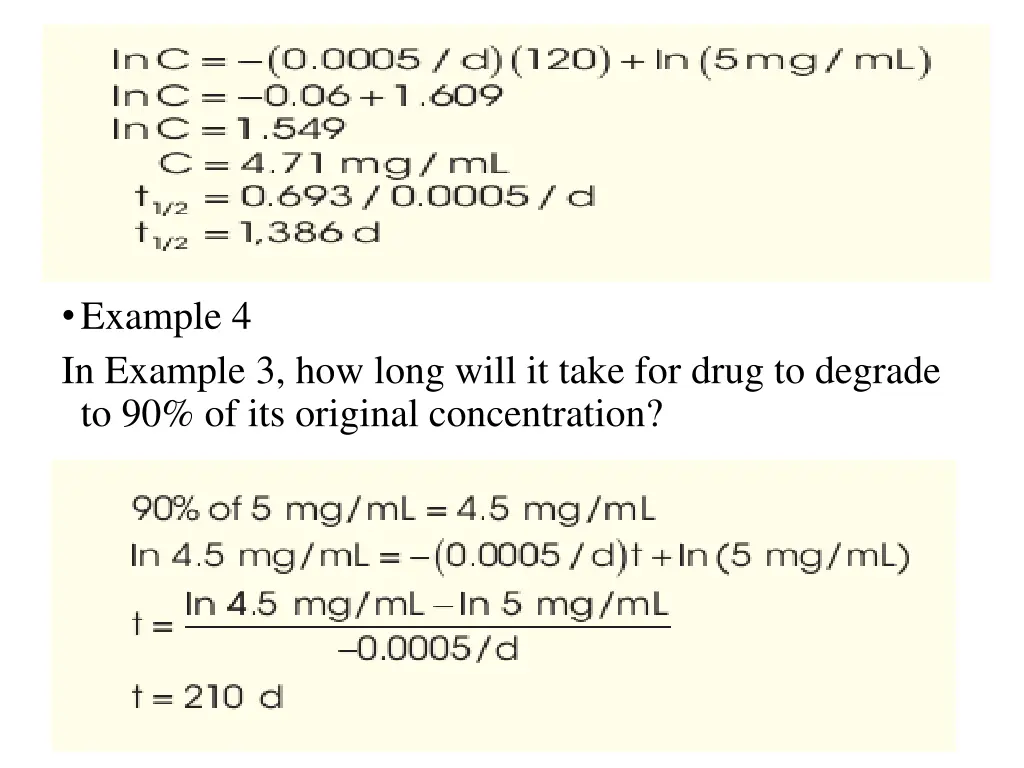 example 4 in example 3 how long will it take