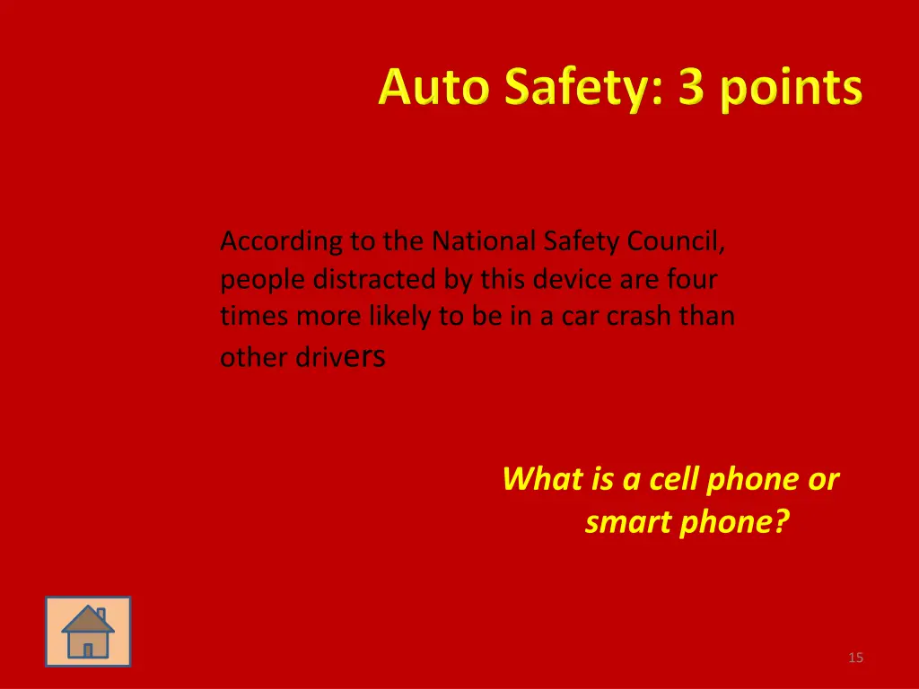 according to the national safety council people