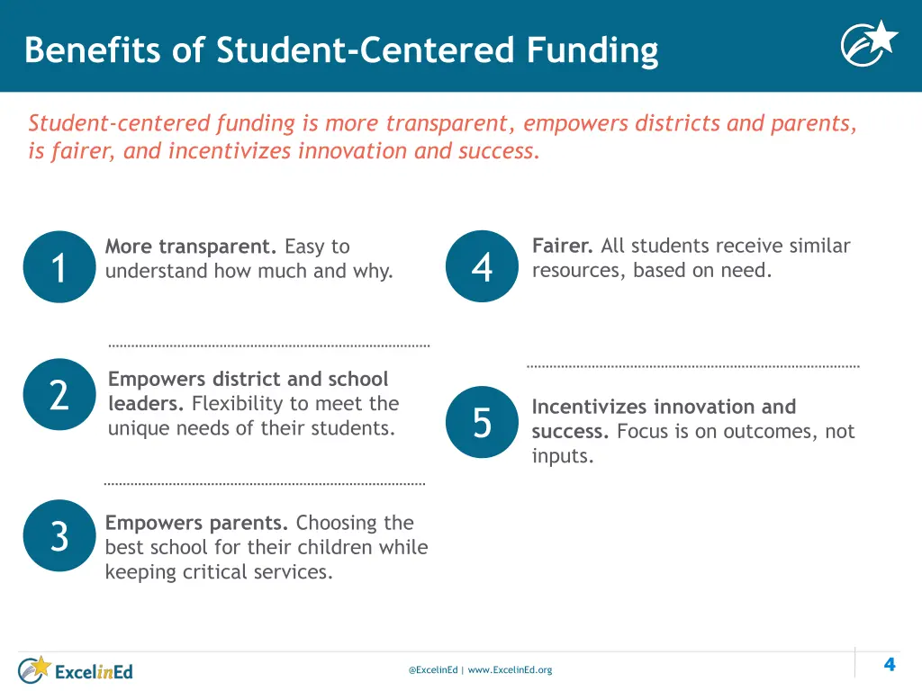 benefits of student centered funding