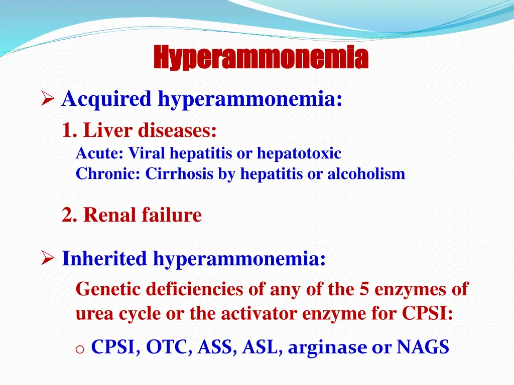 hyperammonemia hyperammonemia