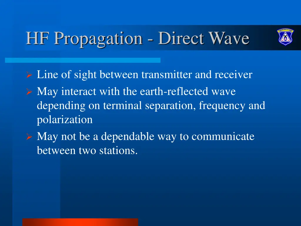 hf propagation direct wave