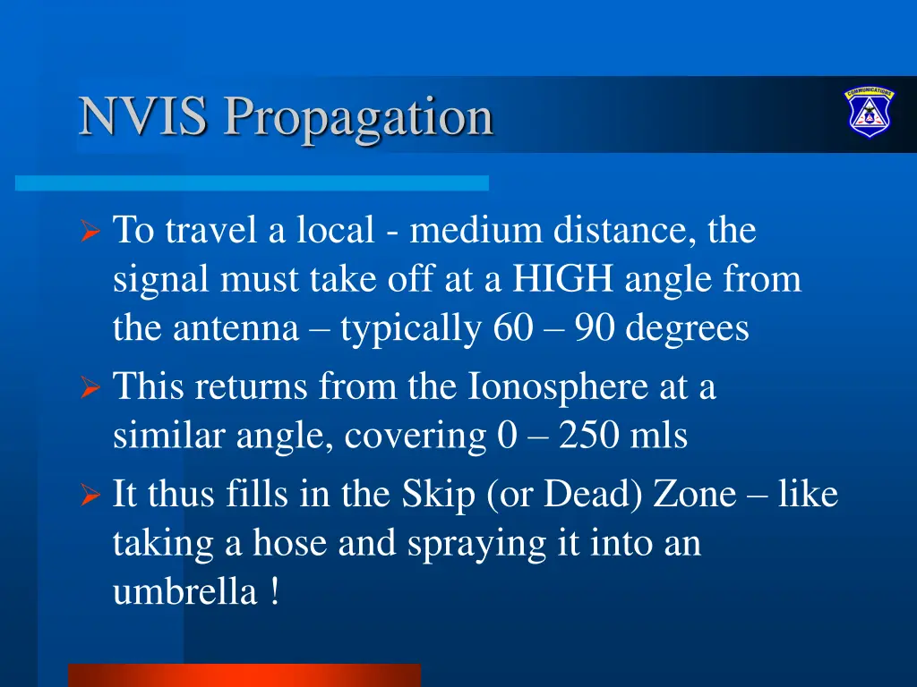 nvis propagation