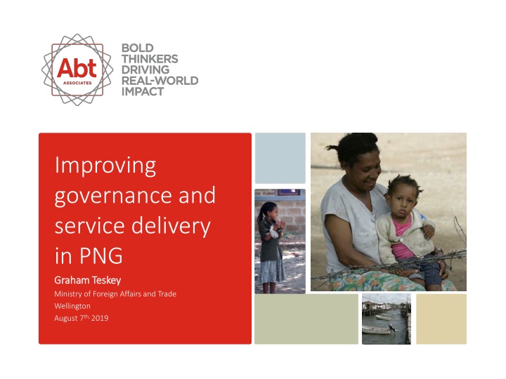 improving governance and service delivery