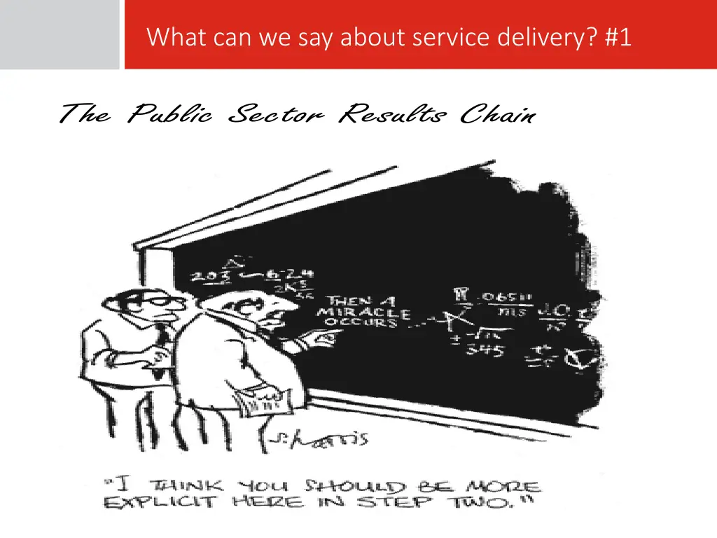 what can we say about service delivery 1