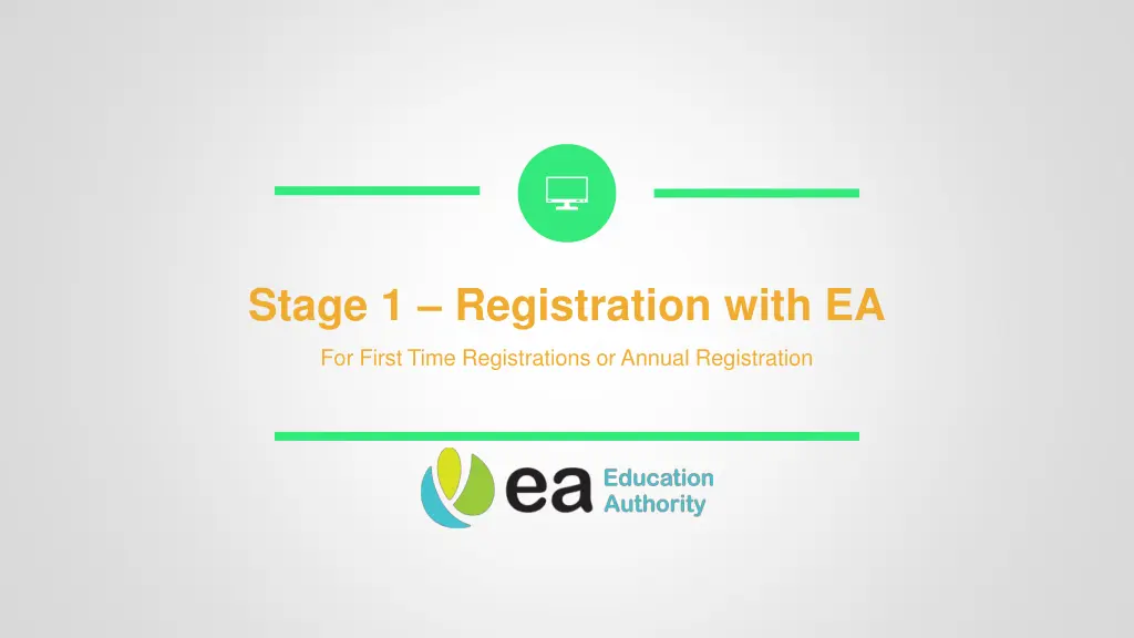 stage 1 registration with ea