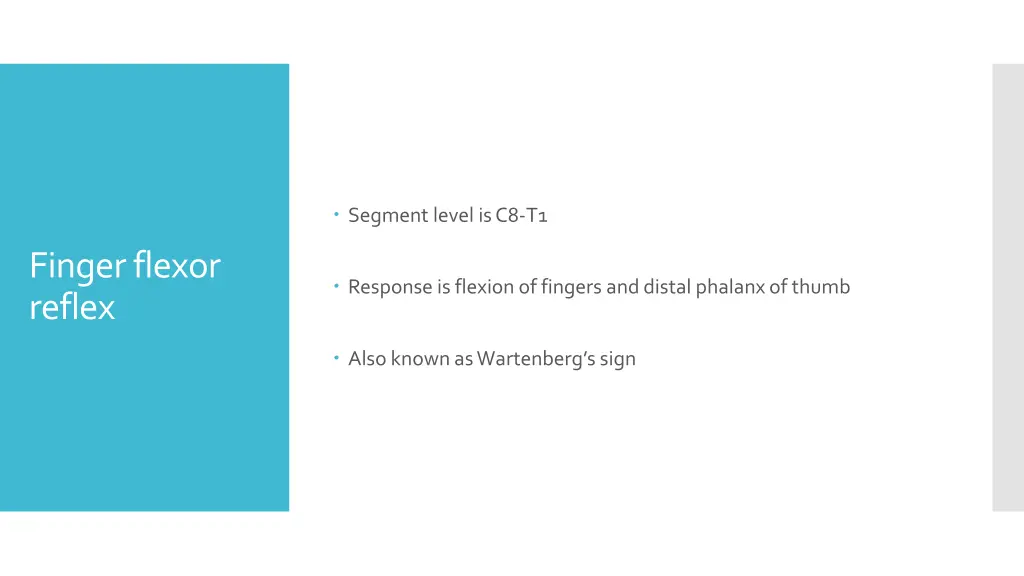 segment level is c8 t1