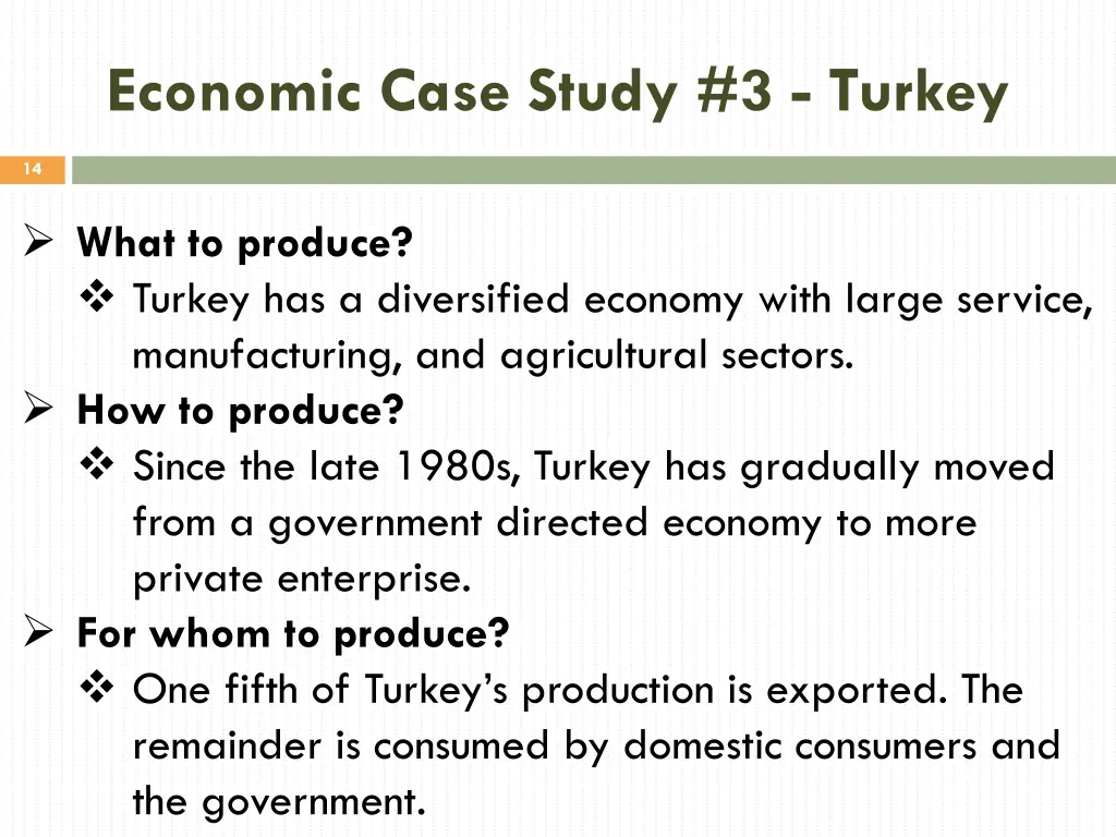 economic case study 3 turkey