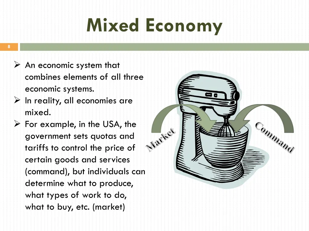 mixed economy