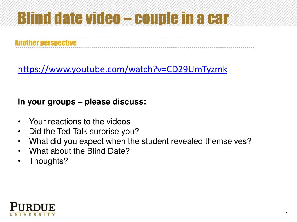 blind date video couple in a car