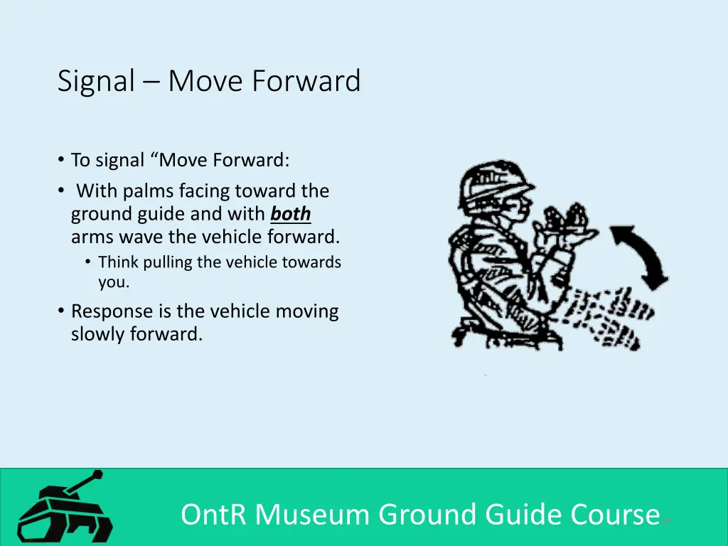 signal move forward