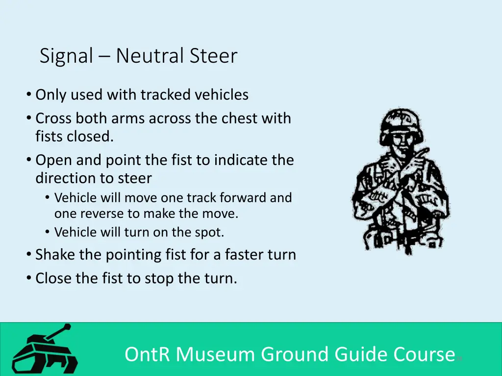 signal neutral steer