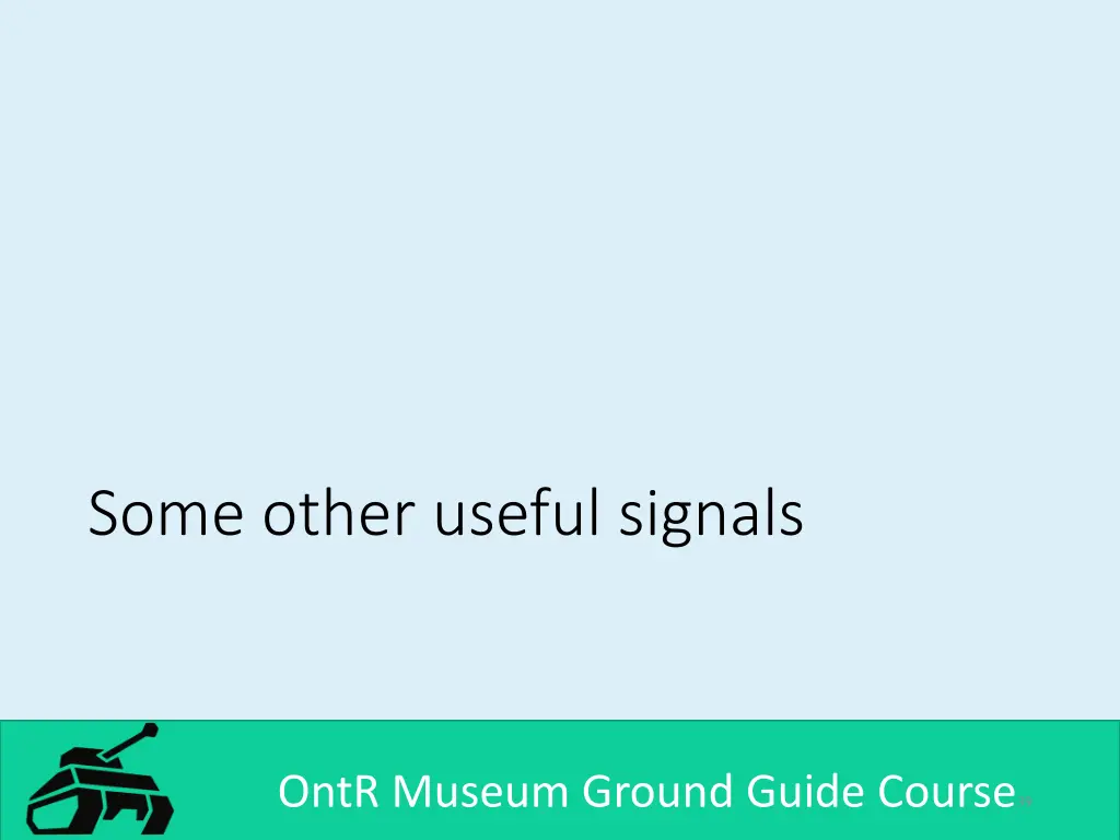 some other useful signals