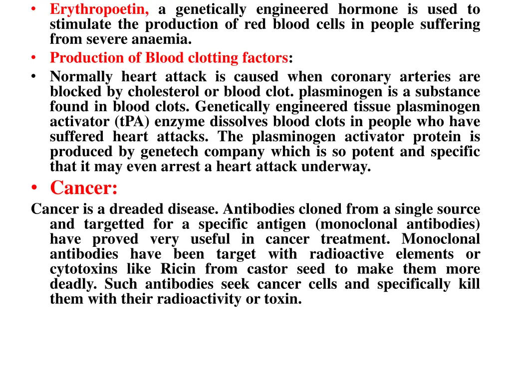 erythropoetin a genetically engineered hormone