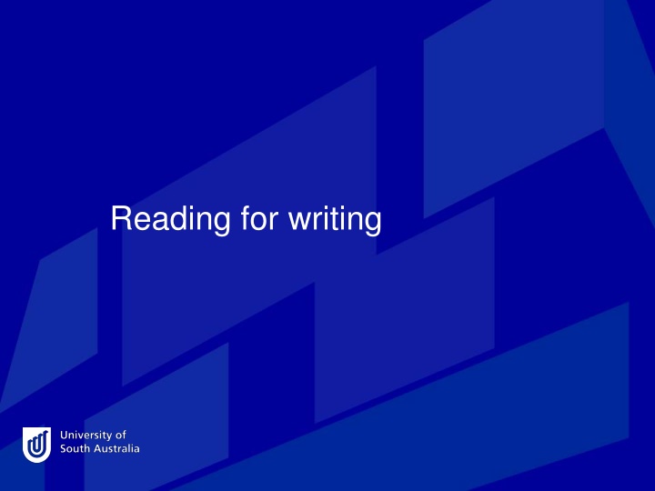 reading for writing