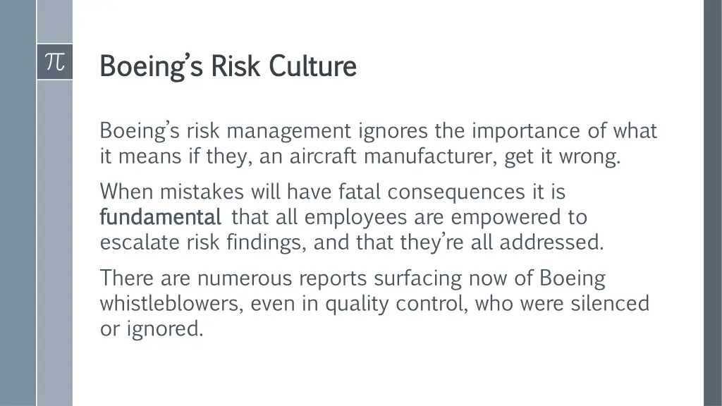 boeing s risk culture boeing s risk culture 1