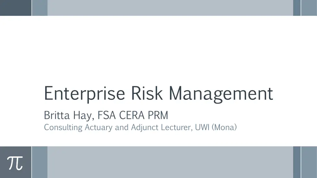 enterprise risk management britta hay fsa cera