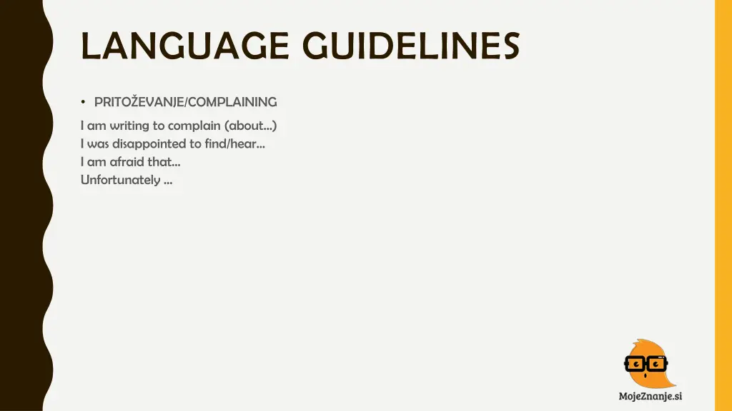 language guidelines 13