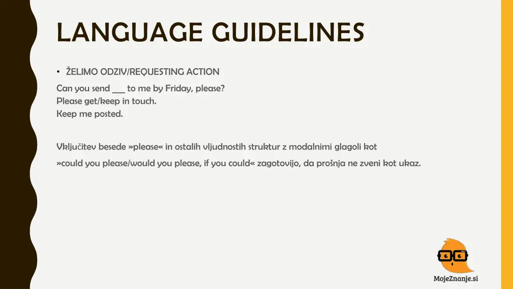 language guidelines 14