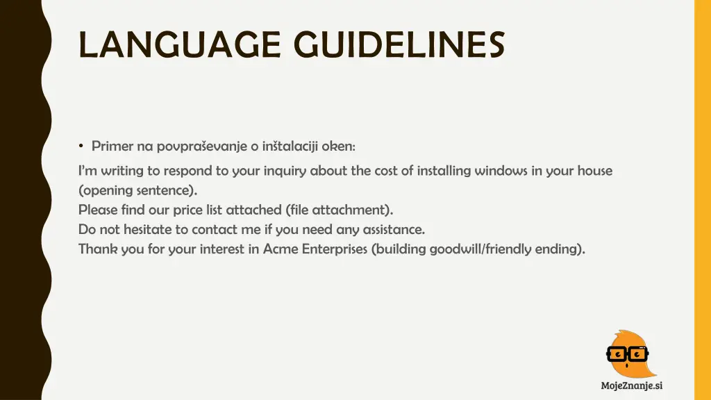 language guidelines 4