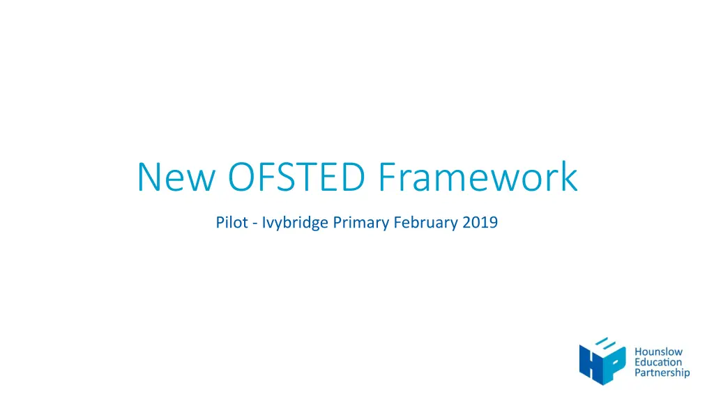 new ofsted framework