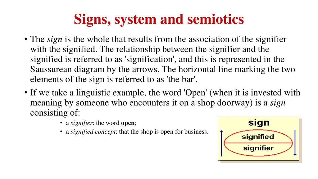 signs system and semiotics 1