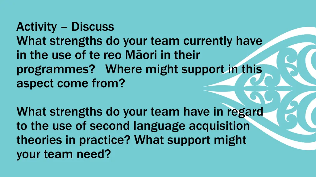 activity discuss what strengths do your team