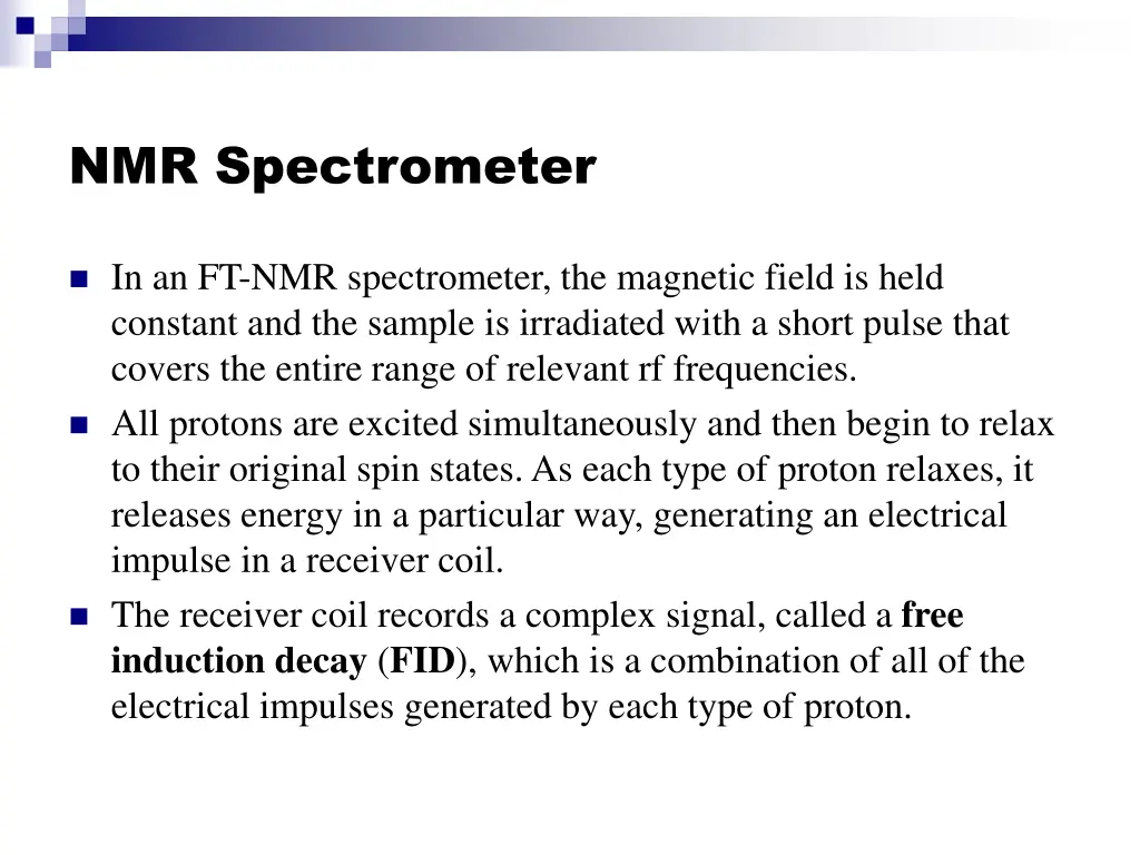 nmr spectrometer