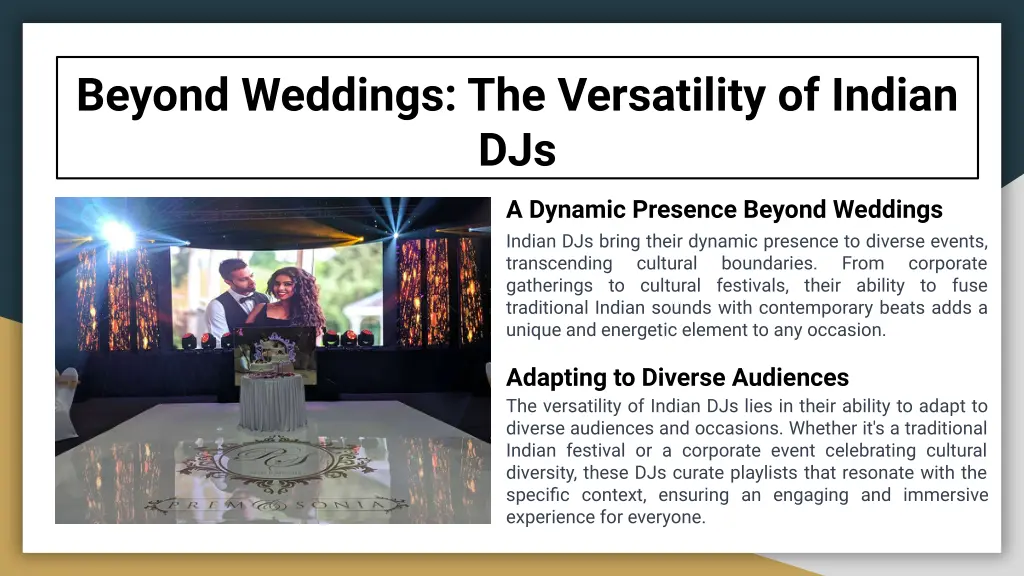 beyond weddings the versatility of indian djs